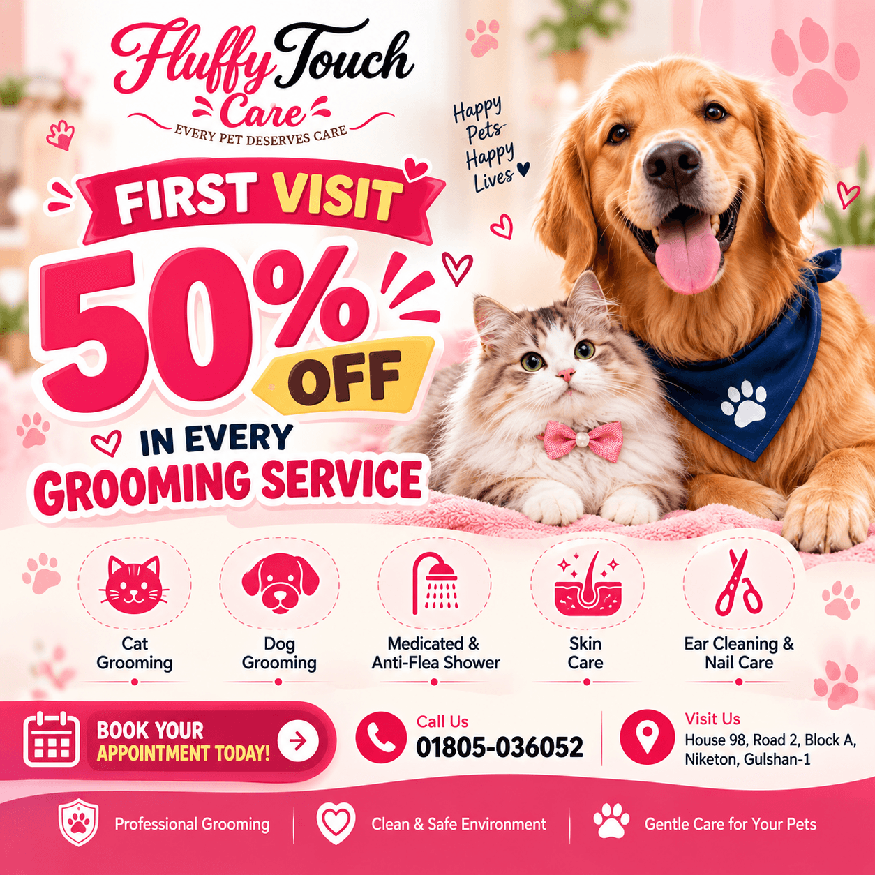 Fluffy Touch Care 1